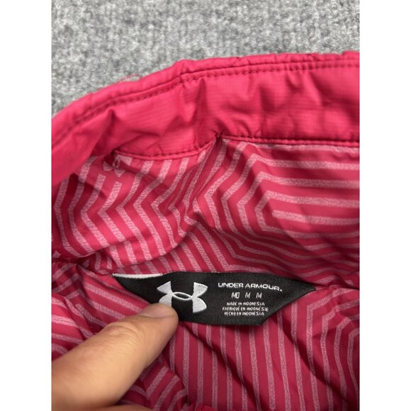 Under Armour Jacket Womens Medium Pink ColdGear Storm1 Infrared Quilted Full Zip - Picture 2 of 10